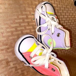 Multi Colored High Top Converse
